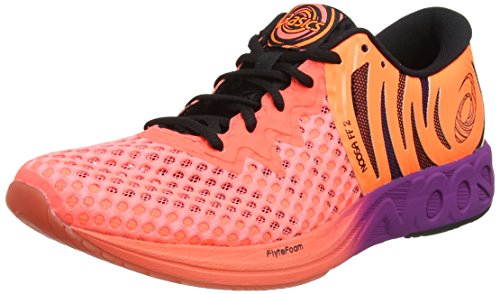 Asics Noosa Ff 2, Zapatillas de Entrenamiento para Mujer, Naranja (Flash Coral/Black/Shocking Orange 0690), 39.5 EU