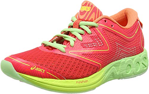 Asics Noosa Ff, Zapatillas de running Mujer, Multicolor (Diva Pink/Paradise Green/Melon), 39.5 EU