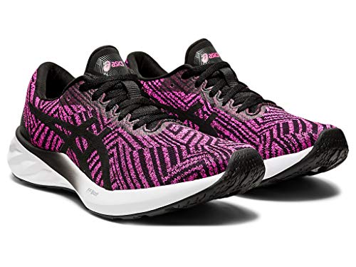 ASICS Roadblast Zapatillas de correr para mujer, Rosa (negro, rosado, (Pink Glo/Black)), 37.5 EU