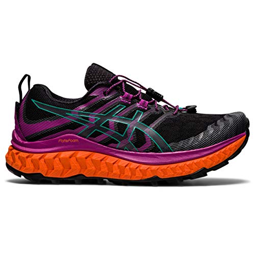 Asics Trabuco MAX, Zapatilla de Trail Running Mujer, Black/Digital Grape, 40 EU