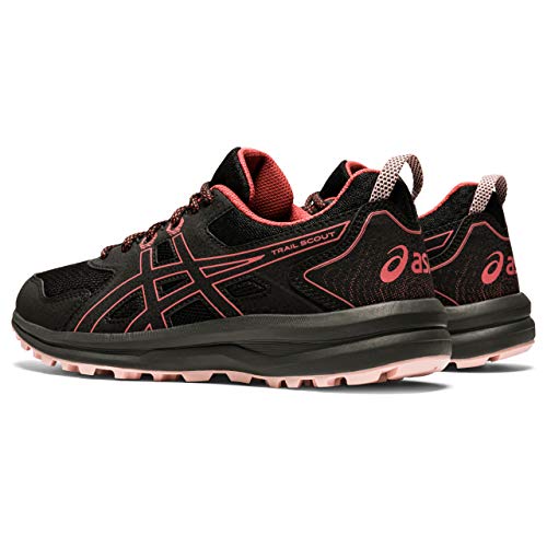 Asics Trail Scout, Sneaker Mujer, Negro/Dried Rose, 40 EU