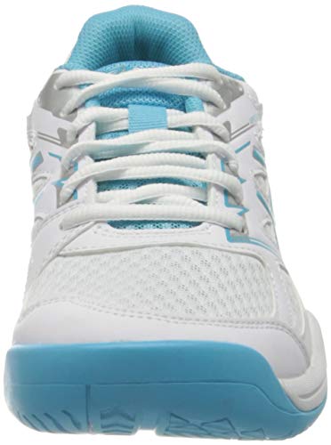 ASICS Upcourt 4, Sneaker Mujer, Blanc Bleu Ciel, 39 EU