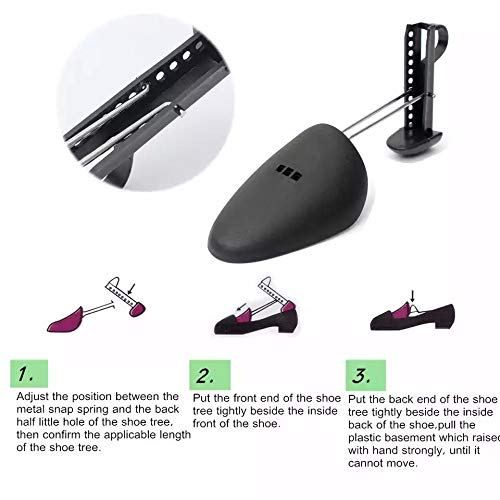 Atlants Set de 2 Hormas para zapatos Par Extensor de zapatos ajustable para Mujeres y Hombres Mantén tus zapatos Protegidos y Evitar su deformación (35-39)