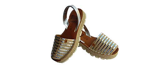 Avarca MENORQUINA-14427 (Plata, Numeric_38)