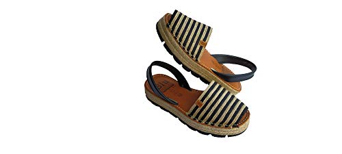 Avarca MENORQUINA-14427N (Negro, Numeric_40)