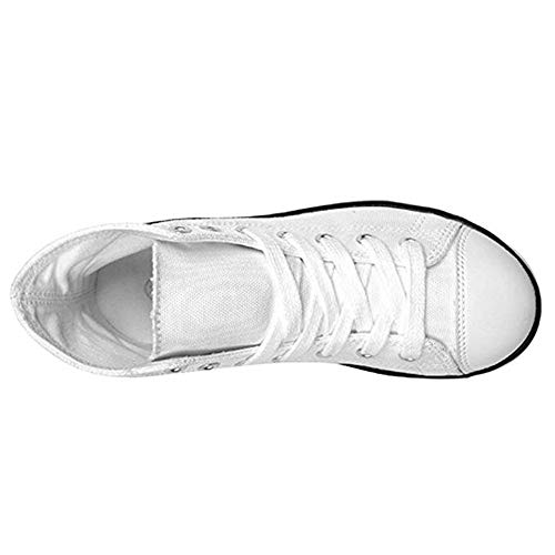 AXGM - Zapatillas de Lona para Mujer, Modernas, Nubes, Galaxia, Lona, Zapatillas, Zapatos de Senderismo, Zapatos de Ocio, Cordones cómodos, Zapatos Planos, Color, Talla 40 EU