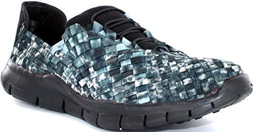 B M BERNIE MEV NEW YORK Men's Victor Shoes - Victor, es un Deportivo Ultra Ligera, Confort, perfercto para Caminar, con Plantilla de Memory Foam y Suela Ultra Ligero (42 EU, Black Camo)