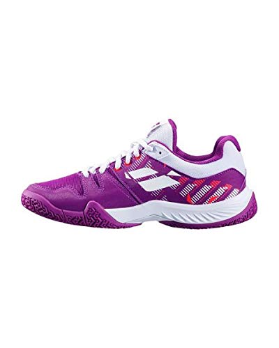 BABOLAT PULSA Women, Zapatillas de Tenis Mujer, Royal Lilac/White, 37 EU