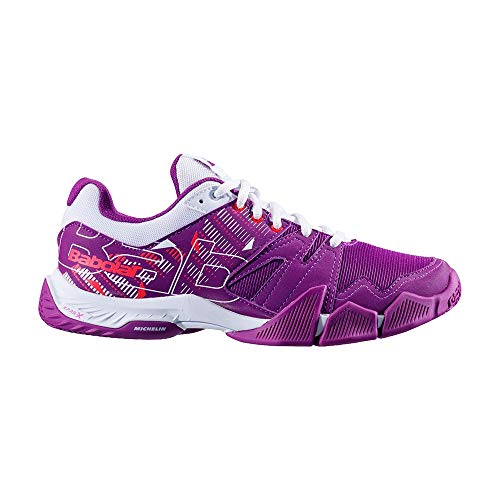 BABOLAT PULSA Women, Zapatillas de Tenis Mujer, Royal Lilac/White, 37 EU
