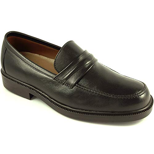 BAERCHI - MOCASÍN Ancho Especial Suela: Goma con: SIN Cordones para: Hombre Color: Negro Talla:44