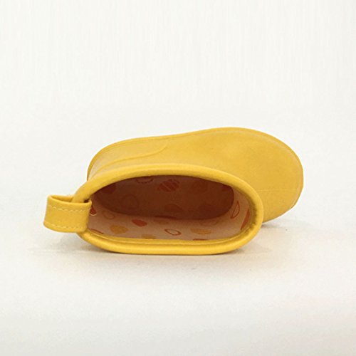 BAIYOU bebé de goma para niños Botas de lluvia impermeable botas de agua Wellington para 2 – 6 años
