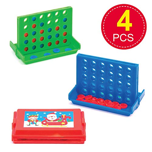 Baker Ross Mini 4 en Raya Juegos de Navidad: Juguetes novedosos para niños, Fiesta, botín o Bolsa de premios (Paquete de 4)