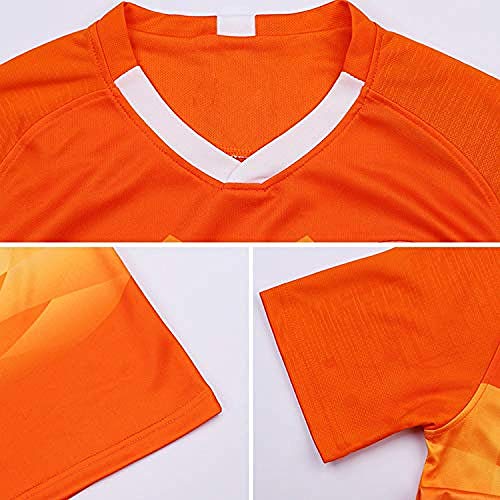 BBJOZ Camiseta de fútbol VIRGILS Nº 4 holandés casa fútbol entrenamiento traje de fútbol personalizado traje de fans traje de veinticuatro