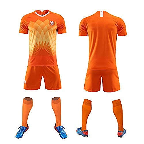 BBJOZ Camiseta de fútbol VIRGILS Nº 4 holandés casa fútbol entrenamiento traje de fútbol personalizado traje de fans traje de veinticuatro