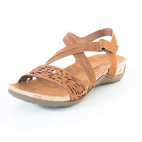Bearpaw Glenda, Sandalia con Pulsera Mujer, Braun Natural 120 120, 39 EU