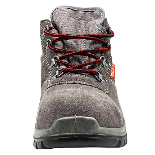 Bellota 7230642S1P Botas Serraje y Lona, Gris, 42