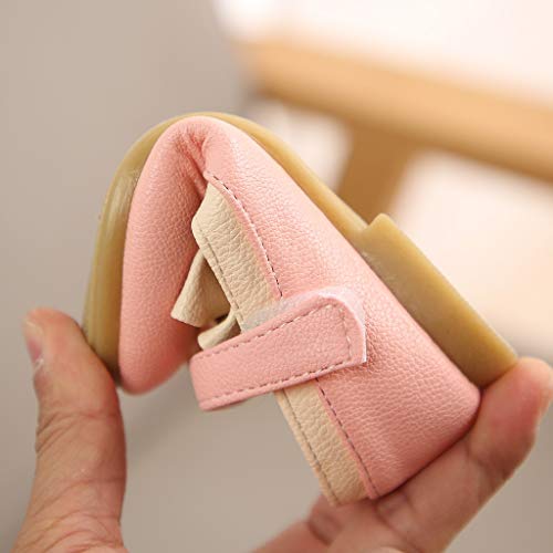 Berimaterry Zapatos para niña Antideslizante 2019 Verano Playa Suela Blanda Elegantes Sandalias de Vestir Niña Moda Zapatos Bebe Niña Verano Flores Grandes Zapatos de Princesa Chicas