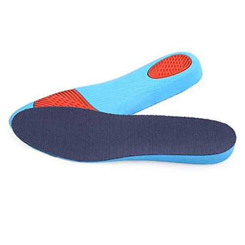 BESTOYARD Par de Plantillas para Pie Plano Plantillas para Zapatos con Alzas Elevadora de Pu Invisible para Mujer 2,3 cm - Tamaño L