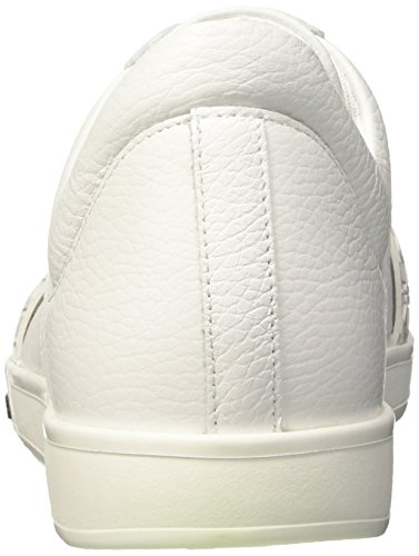Bikkembergs Olimpian 291 L.Shoe M Leather/Lycra, Sandalias con Plataforma Hombre, Blanco (White/Origami Effect), 43 EU