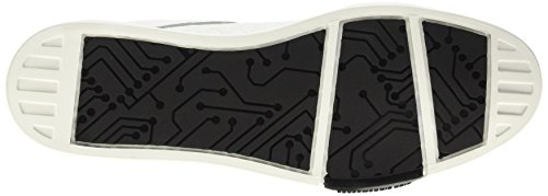 Bikkembergs Olimpian 291 L.Shoe M Leather/Lycra, Sandalias con Plataforma Hombre, Blanco (White/Origami Effect), 43 EU