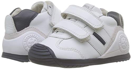 Biomecanics 151157-1, Zapatillas de Estar por casa Unisex niños, Blanco (Blanco Y Azul (Sauvage) F), 21 EU