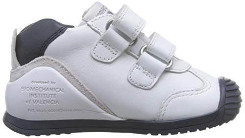 Biomecanics 151157-1, Zapatillas de Estar por casa Unisex niños, Blanco (Blanco Y Azul (Sauvage) F), 24 EU