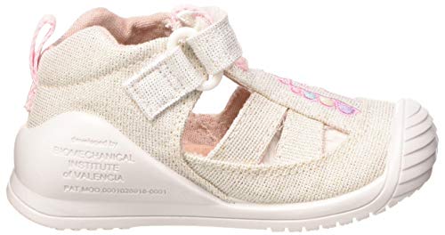 Biomecanics 202206, Sandalias Niñas, Plateado (Plata (Pique Metalizado) C), 20 EU