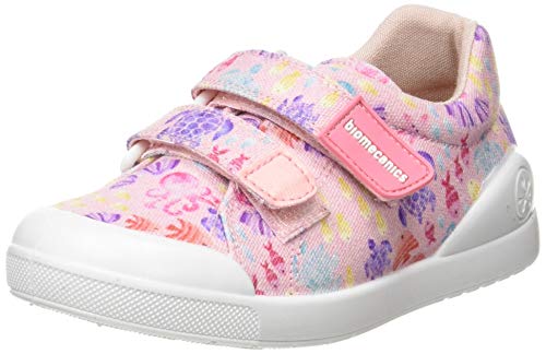 Biomecanics 202224, Zapatillas para Niñas, Rosa (Rosa Y Mar (Pique Estampado) Paprika), 32 EU