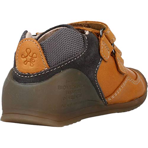 Biomecanics - Botita bebé en Cuero con Doble Velcro - Marrón, 18