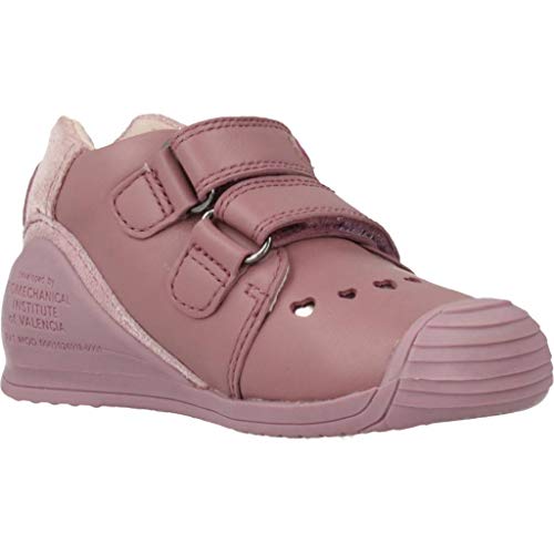 BIOMECANICS - Botita Biomecanics Picado Cuero Niñas Color: Malva Talla: 23