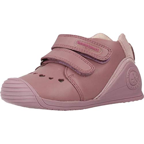 BIOMECANICS - Botita Biomecanics Picado Cuero Niñas Color: Malva Talla: 23