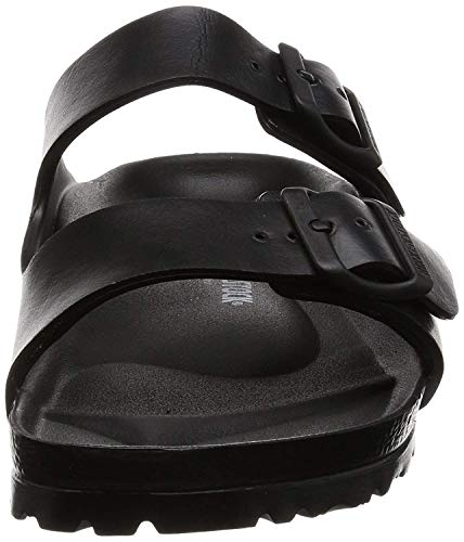 Birkenstock Arizona EVA, Sandalias de Punta Descubierta Mujer, Negro (Noir Noir), 38 EU