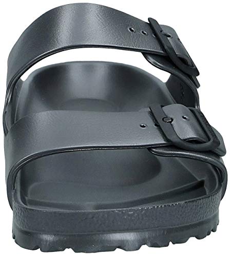 Birkenstock Arizona EVA, Sandalias de Punta Descubierta para Hombre, Plateado (Metallic Anthracite Metallic Anthracite), 41 EU