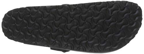 Birkenstock Boston, Zuecos de piel natural Unisex, Azul, 42 EU