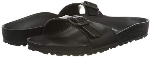 Birkenstock Madrid EVA, Zapatillas de Estar por casa con talón Abierto Mujer, Negro (Noir Noir), 40 EU