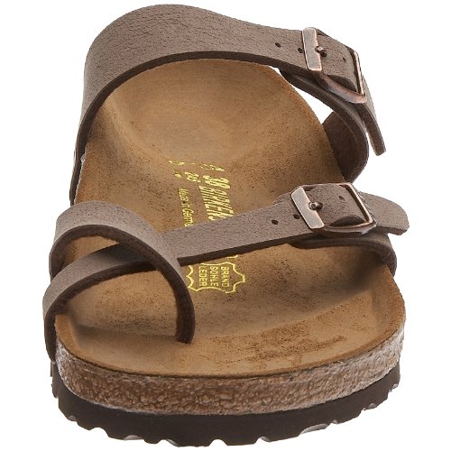 Birkenstock Mayari Birko-Flor, Sandalias de Dedo Mujer, Marrón (Mocca Nubuk), 38 (normal)