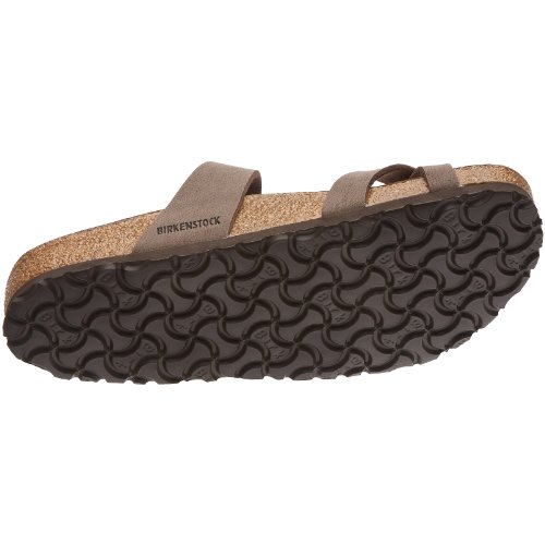 Birkenstock Mayari Birko-Flor, Sandalias de Dedo Mujer, Marrón (Mocca Nubuk), 38 (normal)