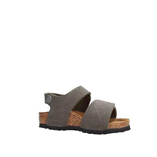 Birkenstock New York, Sandalia con Pulsera para Niños, Verde (Brushed Emerald Brushed Emerald), 24 EU