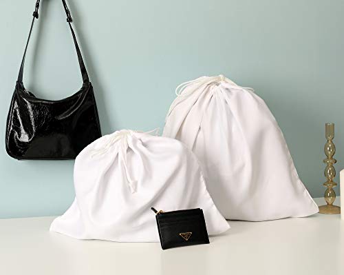 BlesMaller Funda de guardapolvo de Franela, con Bolsa con cordón, Utilizada para Bolsos, billeteras, Equipaje, Zapatos y Botas, Cada Juego de 2 (50X40cm)