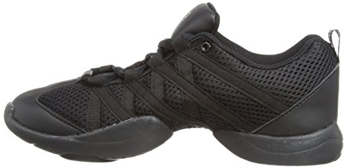 BlochCriss Cross - Zapatos de Jazz chica, color Negro, talla 5 UK
