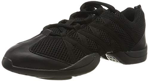 BlochCriss Cross - Zapatos de Jazz chica, color Negro, talla 5 UK