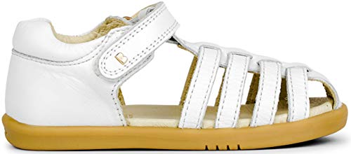 Bobux I-Walk Jump Closed Sandal - Caminantes - Sandalias de Playa de bebés Bobux de Piel (White, Numeric_23)