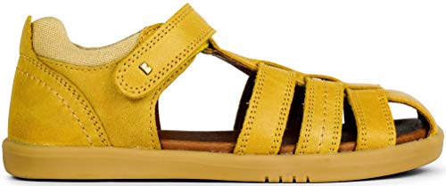 Bobux Kid+ Roam Closed Sandal_Expertos Caminantes - Sandalias cangrejeras de niño Bobux de Piel (Chartreuse, Numeric_27)