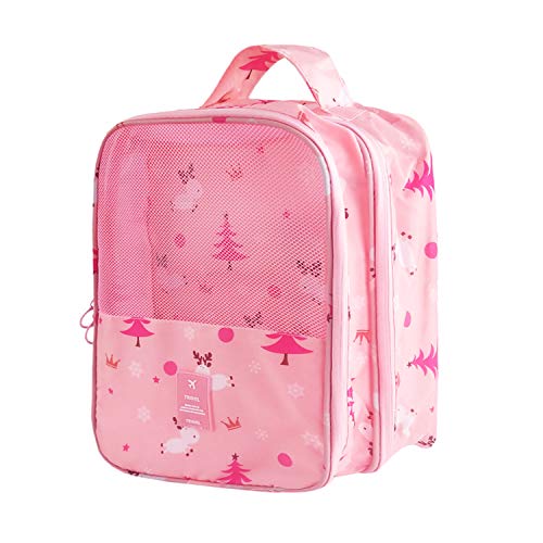 Bolsa de Zapatos de Viaje, PTN Impermeable Portátil Organizador, Se Puede Combinar con Una Maleta, Puede Contener 3 Pares de Zapatos, Adecuados para Viajes de Hombres y Mujeres