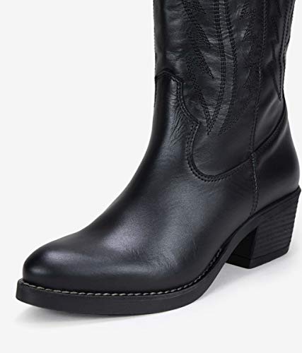 BOSANOVA Botas Camperas Piel Negra Negro 39