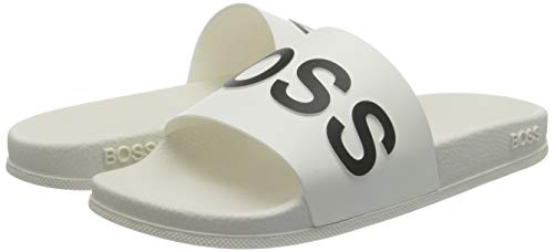 BOSS Damen Bay_Slid_rblg Pantolette, White100