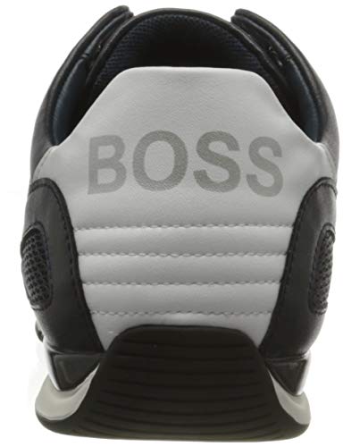 BOSS Saturn_Lowp_me, Zapatillas Hombre, Azul Oscuro, 45 EU