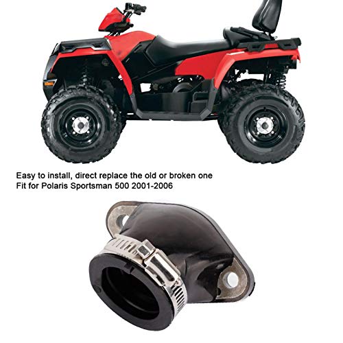 Bota de carburador, adaptador de colector de admisión de carburador de goma, bota de junta apta para Polaris Sportsman 500 2001-2006