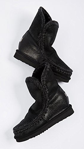 Bota media cuña Mou Eskimo Inner Short Negro