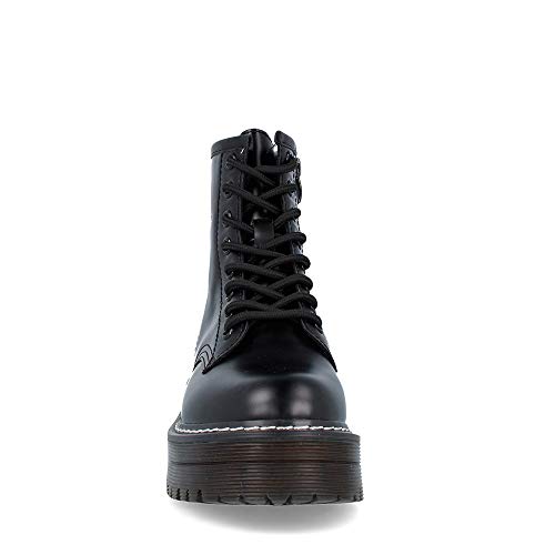 Bota Mujer Militar Negro (Negro, Medium, 37)…